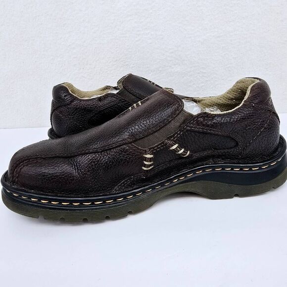 Dr. Martens Mawgan Men's Slip On Loafers Brown 8 - Picture 2 of 9